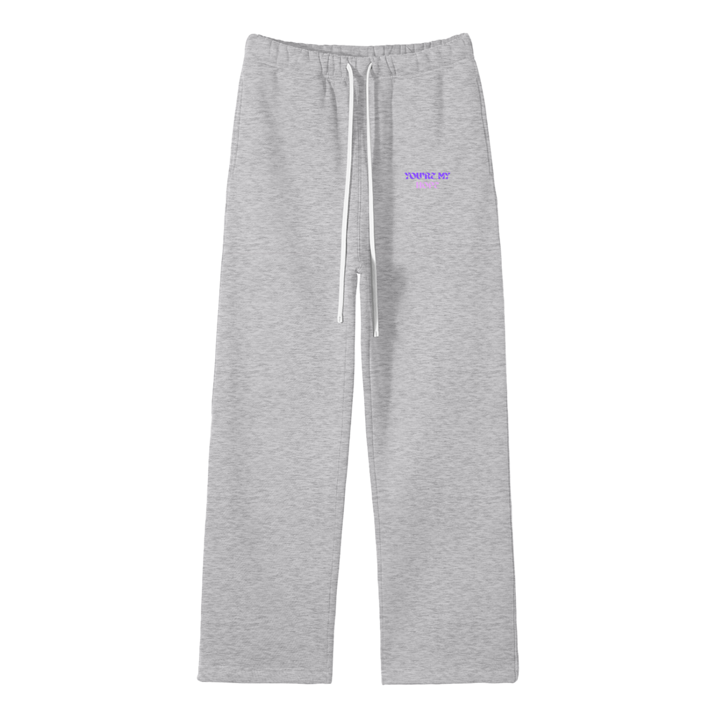 You're My Hope Streetwear Fleece Straight Leg Pants