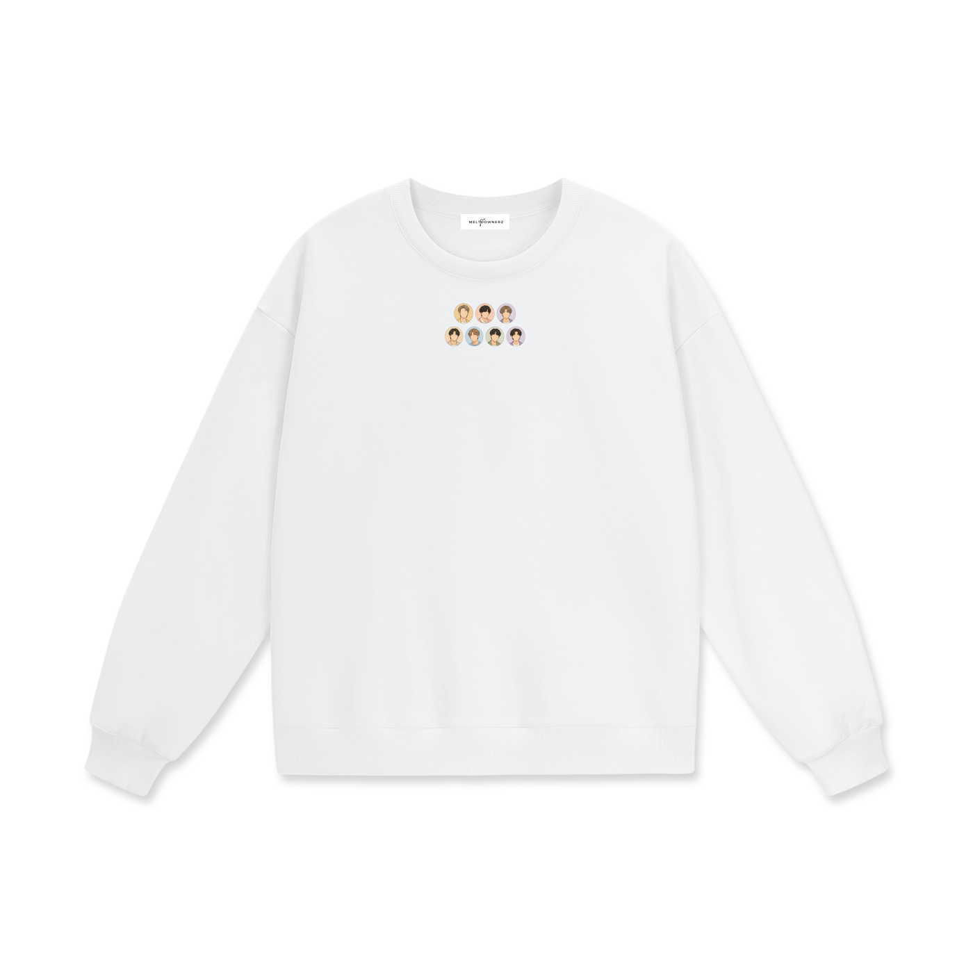 BTS All Members Heavyweight Drop Shoulder Sweatshirt