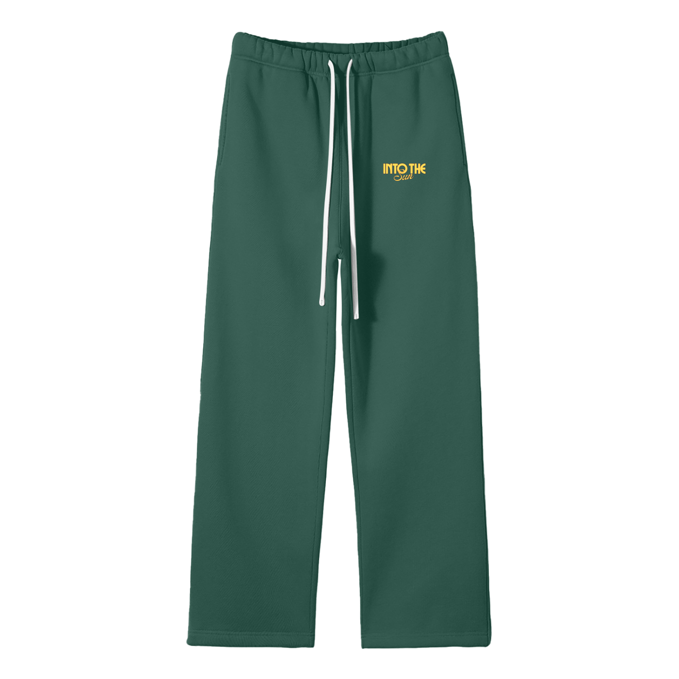 Into The Sun Streetwear Fleece Straight Leg Pants