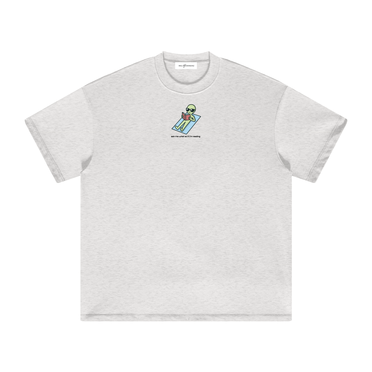 Ask Me What Scifi I'm Reading (Alien) Heavyweight T-Shirt