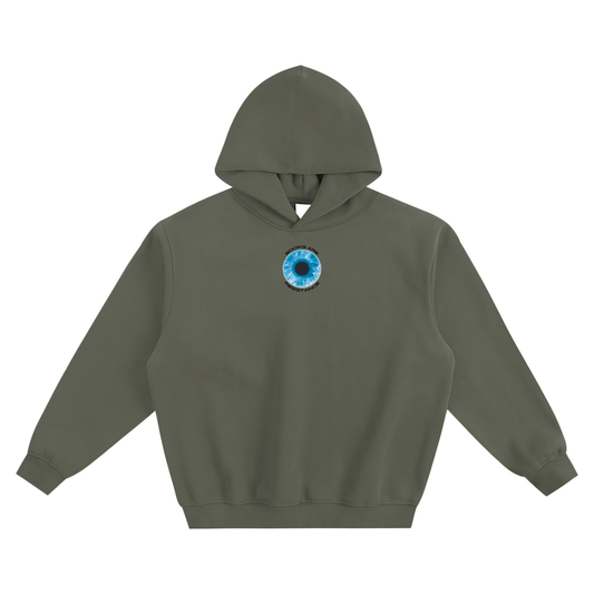 Books Are Resistance (Eye) Fleeced Boxy Hoodie