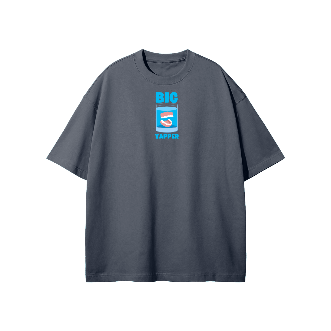 Big Yapper (Teeth) Streetwear Heavyweight Loose Fit T-Shirt