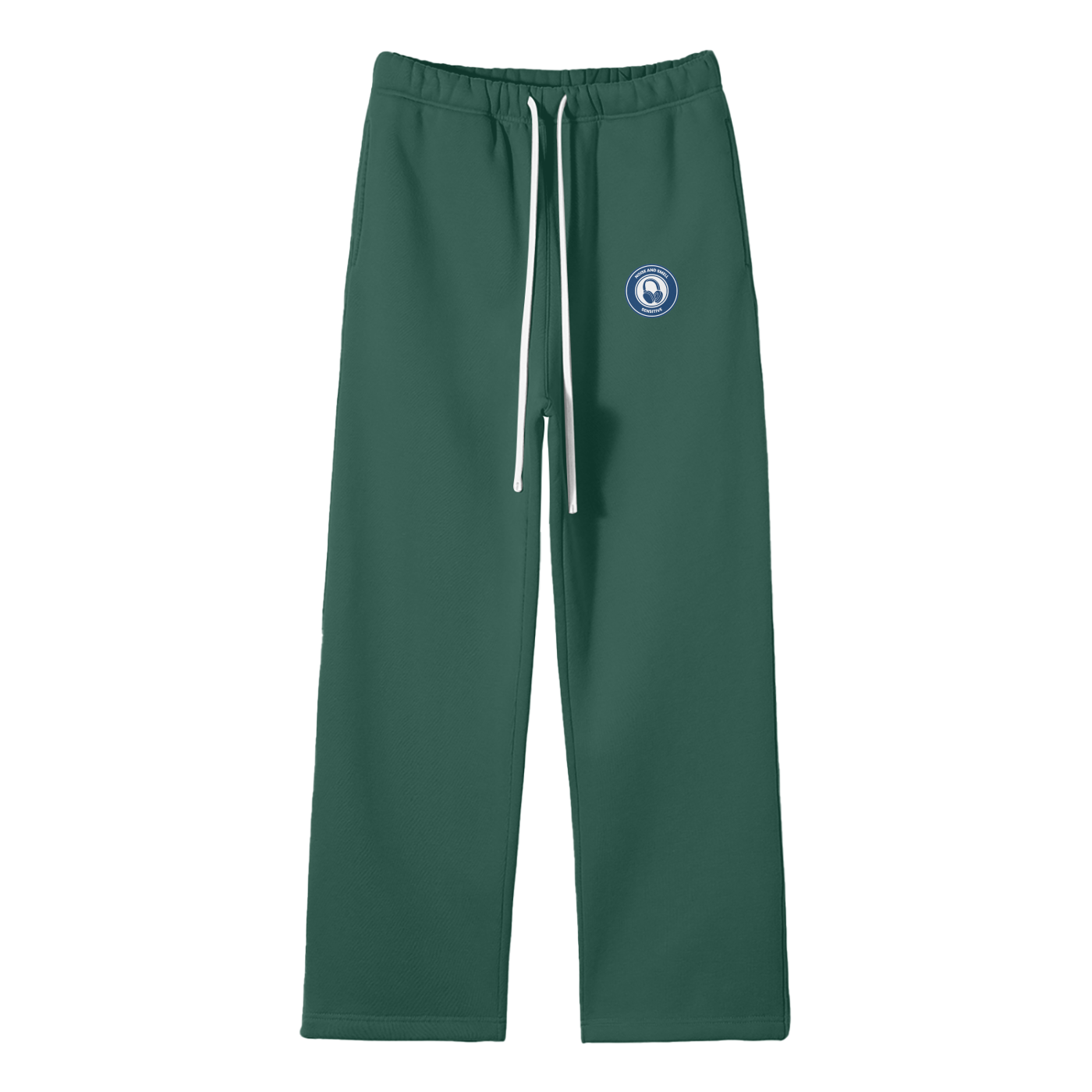 Noise & Smell Sensitive Streetwear Fleece Straight Leg Pants