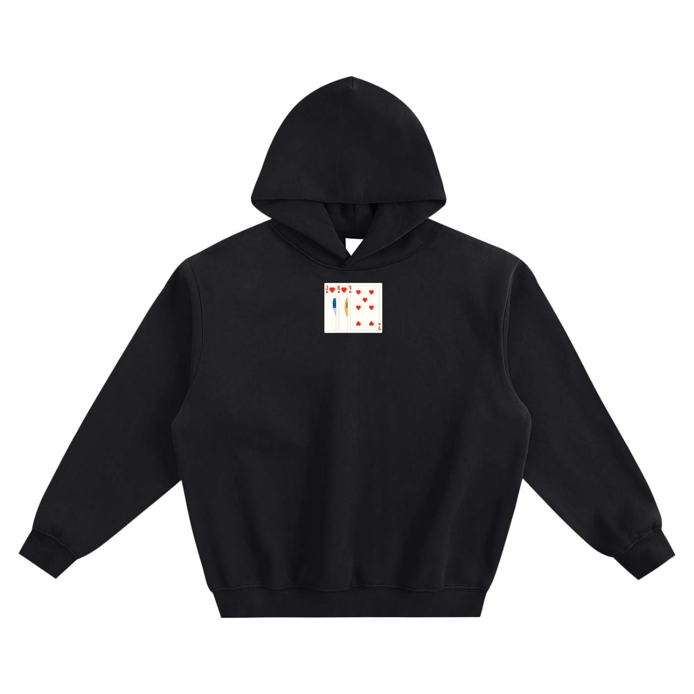 JK7 Fleeced Boxy Hoodie