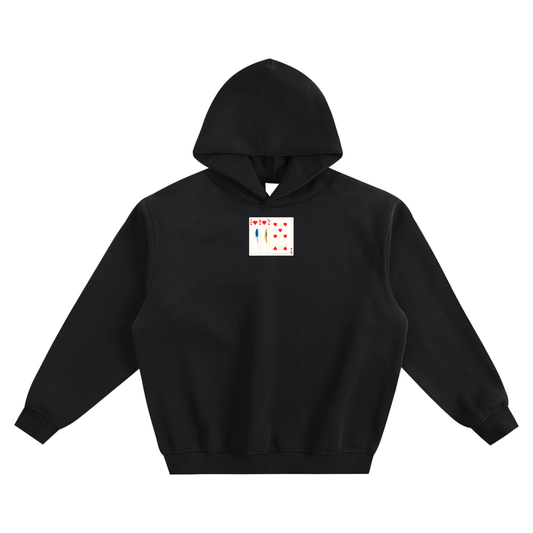 JK7 Fleeced Boxy Hoodie