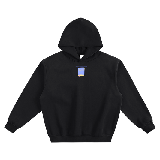 Pretending I Understand This Poetry Fleeced Boxy Hoodie