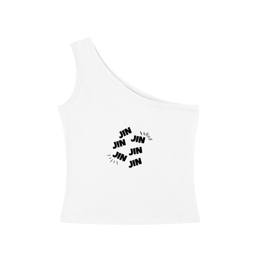 Jin One-Shoulder Crop T-Shirt