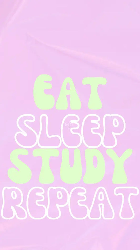 Eat Sleep Study Repeat (4) Wallpaper Wallpaper Screen Lock