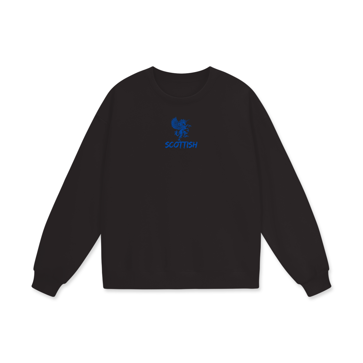 Scottish Heavyweight Drop Shoulder Oversized Fleece Sweatshirt