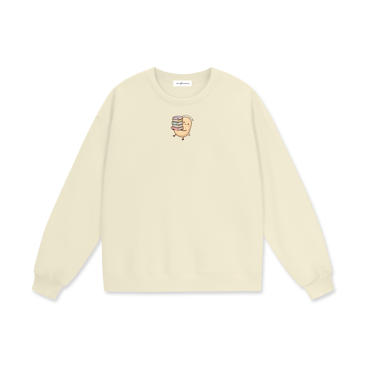 Book Buying Ban (Potato) Heavyweight Drop Shoulder Sweatshirt
