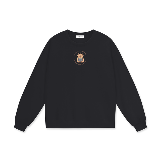 Don't Let Your Job Stop You From Devouring Your Books Heavyweight Drop Shoulder Sweatshirt