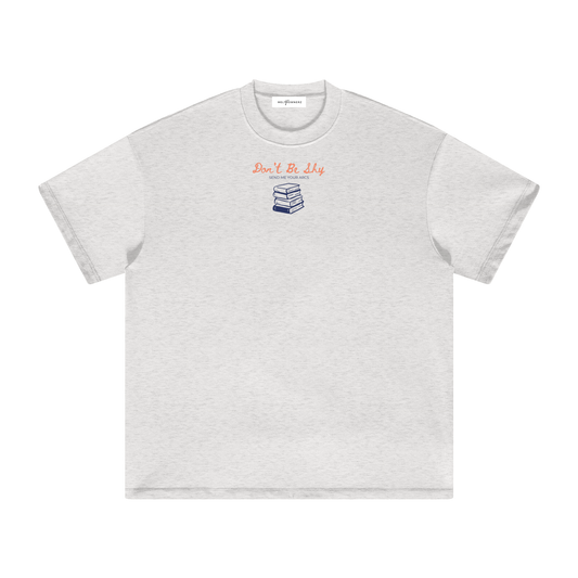 Don't Be Shy Send Me Your Arcs (Stack) Heavyweight T-Shirt