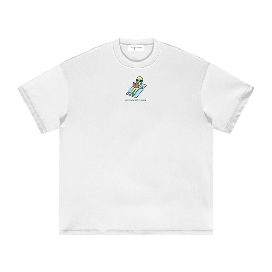Ask Me What Scifi I'm Reading (Alien) Heavyweight T-Shirt