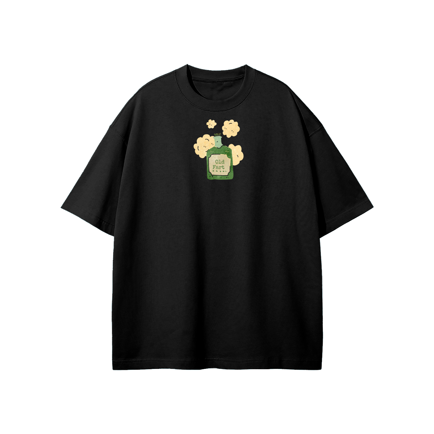 Old Fart (Jar) Streetwear Heavyweight Loose Fit T-Shirt