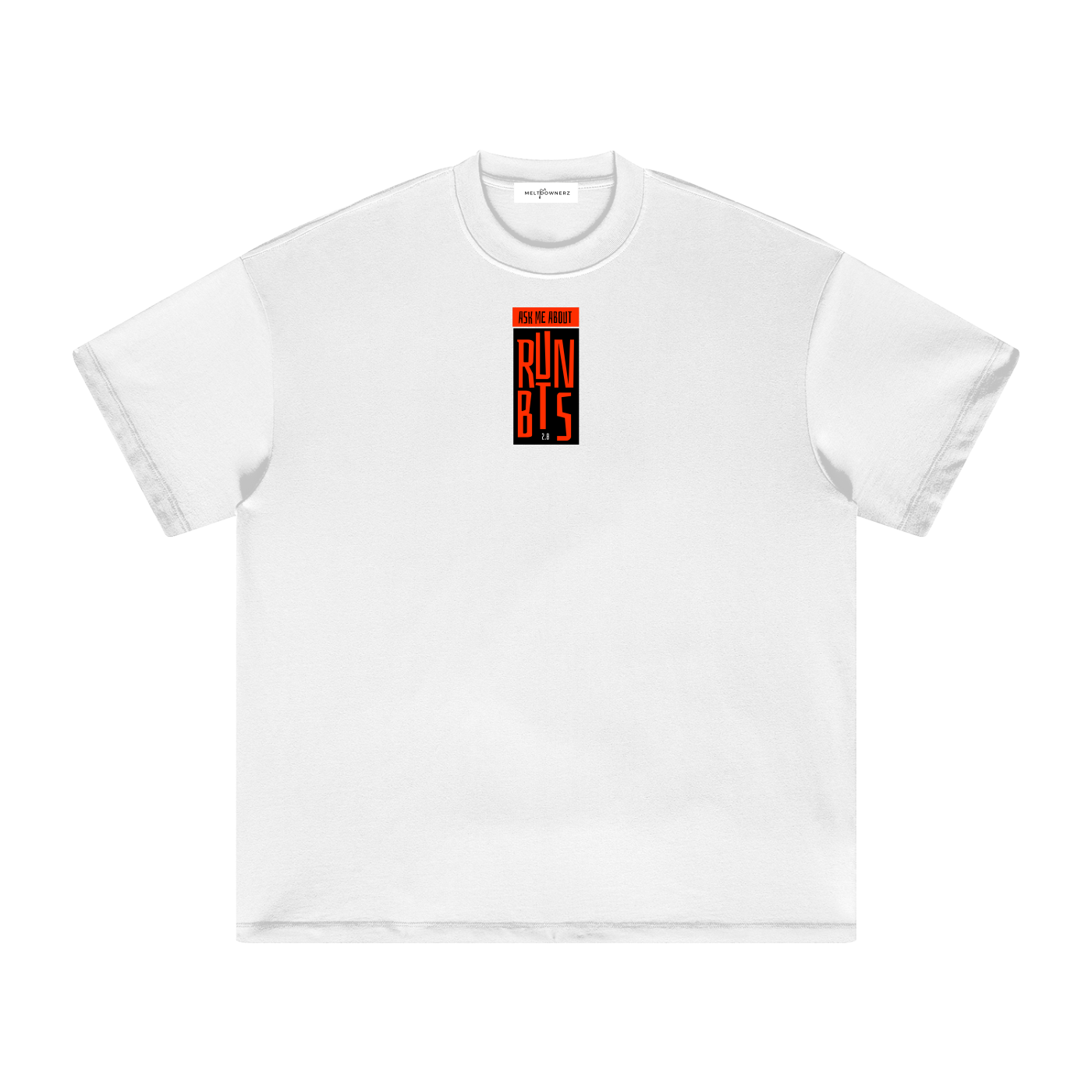 Ask Me About Run BTS 2.0 Heavyweight Earth Tone T-Shirt