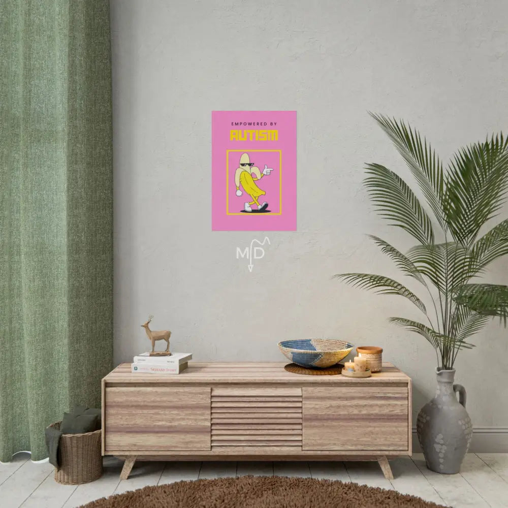 Empowered By Autism Poster 16.5’’ x 23.4’’ (Vertical) / Matte Poster