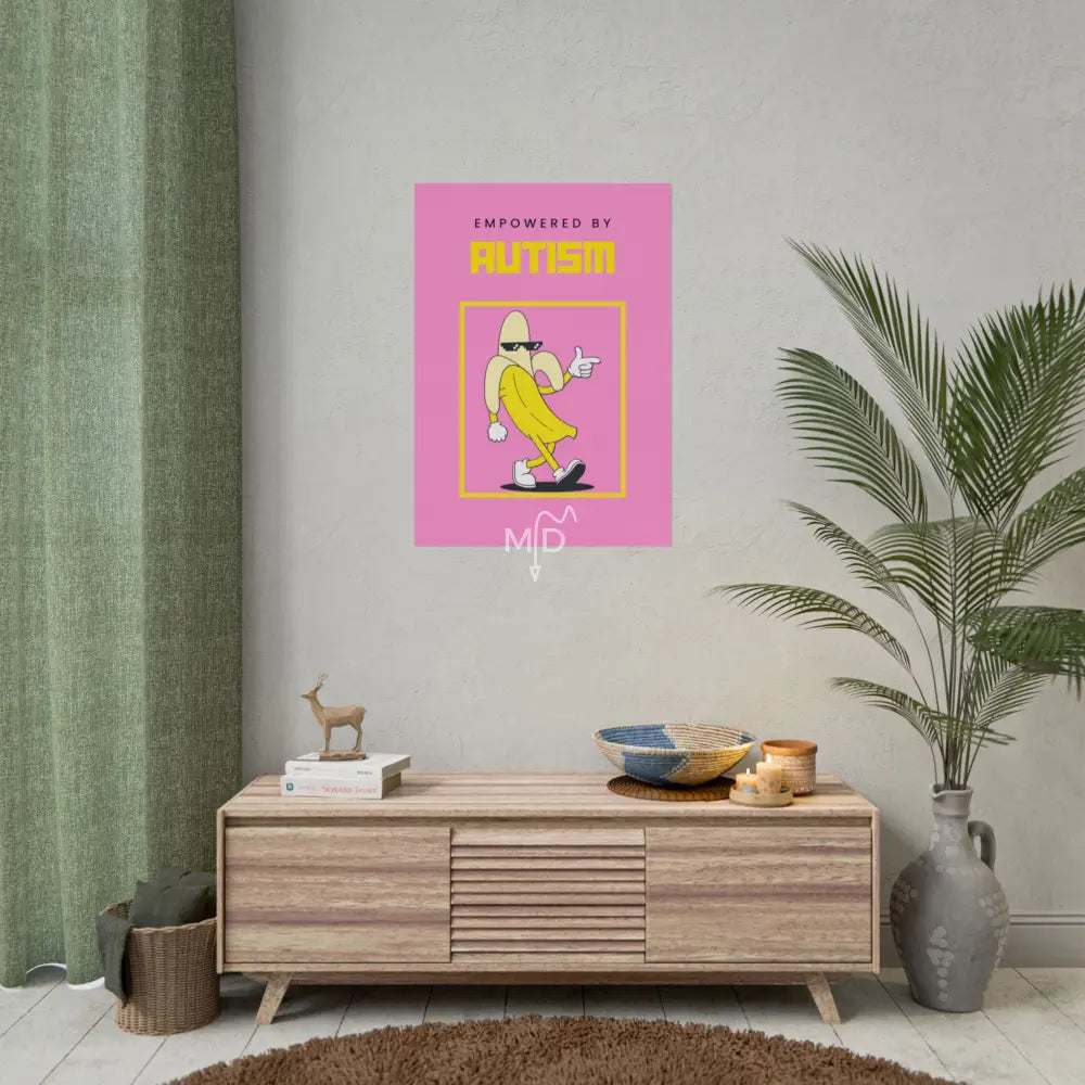 Empowered By Autism Poster 23.4’’ x 33.1’’ (Vertical) / Matte Poster