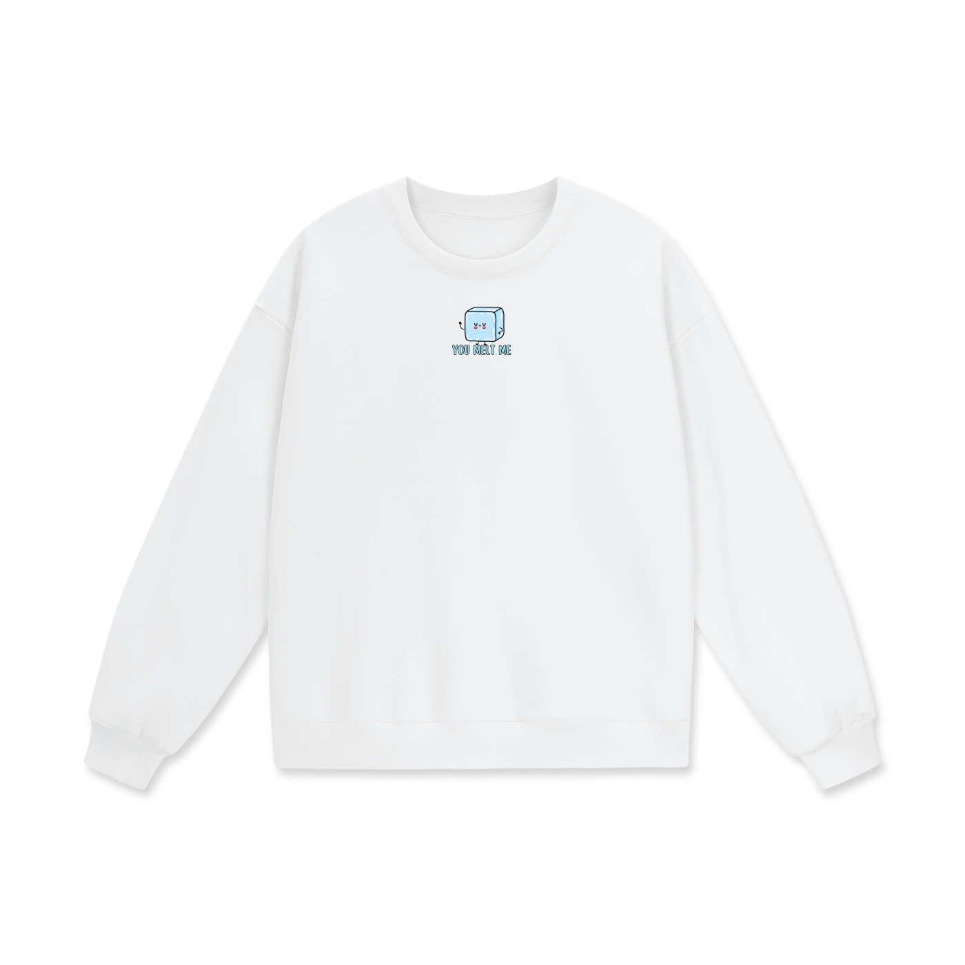 You Melt Me (Ice) Heavyweight Drop Shoulder Oversized Fleece Sweatshirt