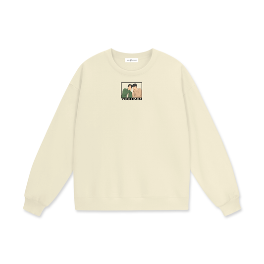 Yoonmin (Yoongi & Jimin) Heavyweight Drop Shoulder Sweatshirt