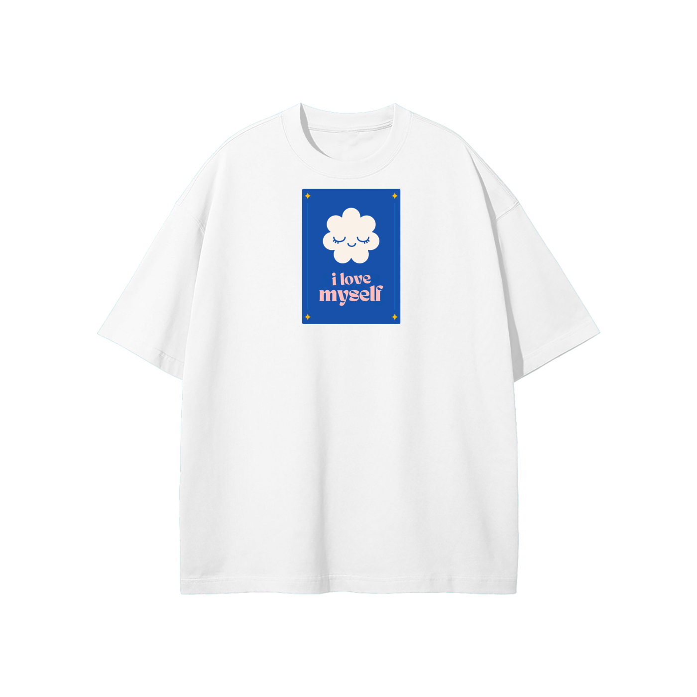 I Love Myself Streetwear Heavyweight Loose Fit T-Shirt
