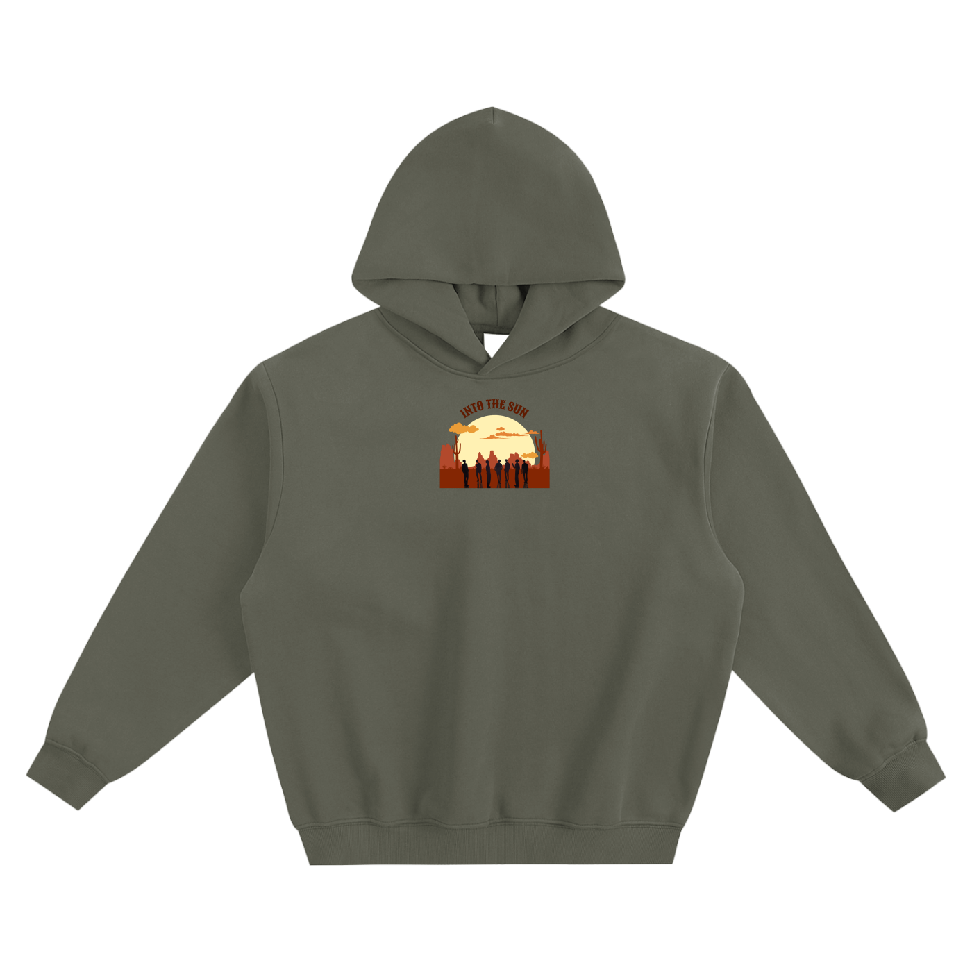 Into The Sun BTS (Horizon) Fleeced Boxy Hoodie
