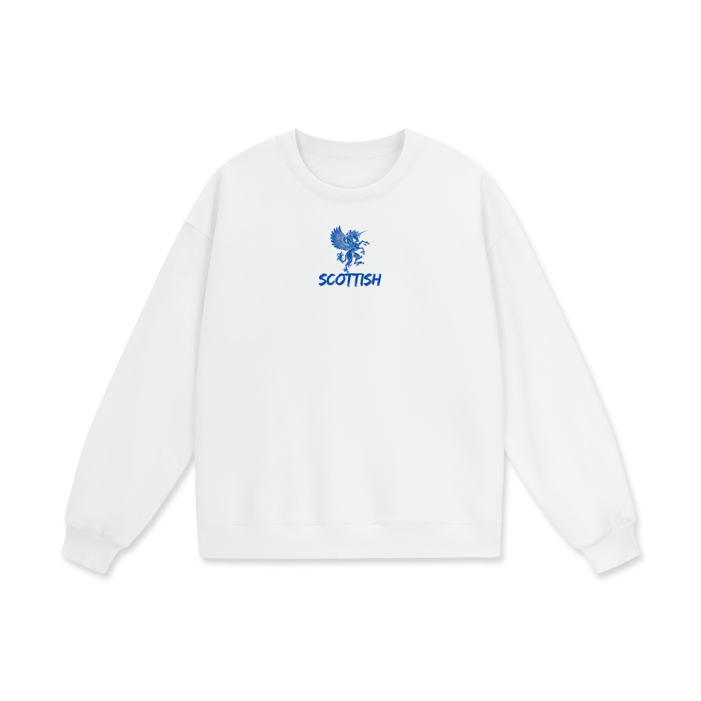 Scottish Heavyweight Drop Shoulder Oversized Fleece Sweatshirt