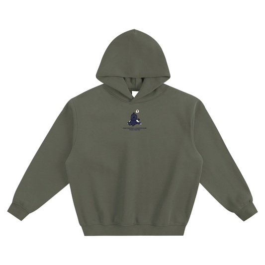 Pretending I Understand This Poetry (Pigeon) Fleeced Boxy Hoodie