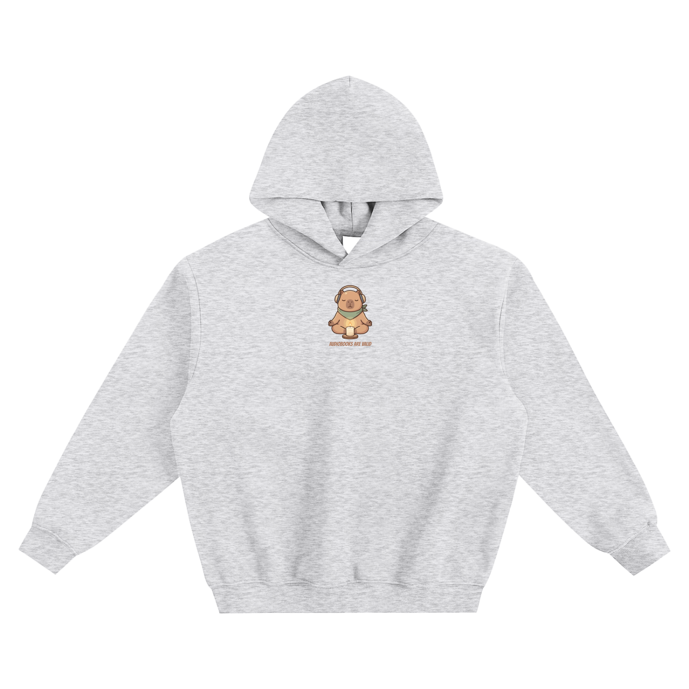 Audiobooks Are Valid Fleeced Boxy Hoodie