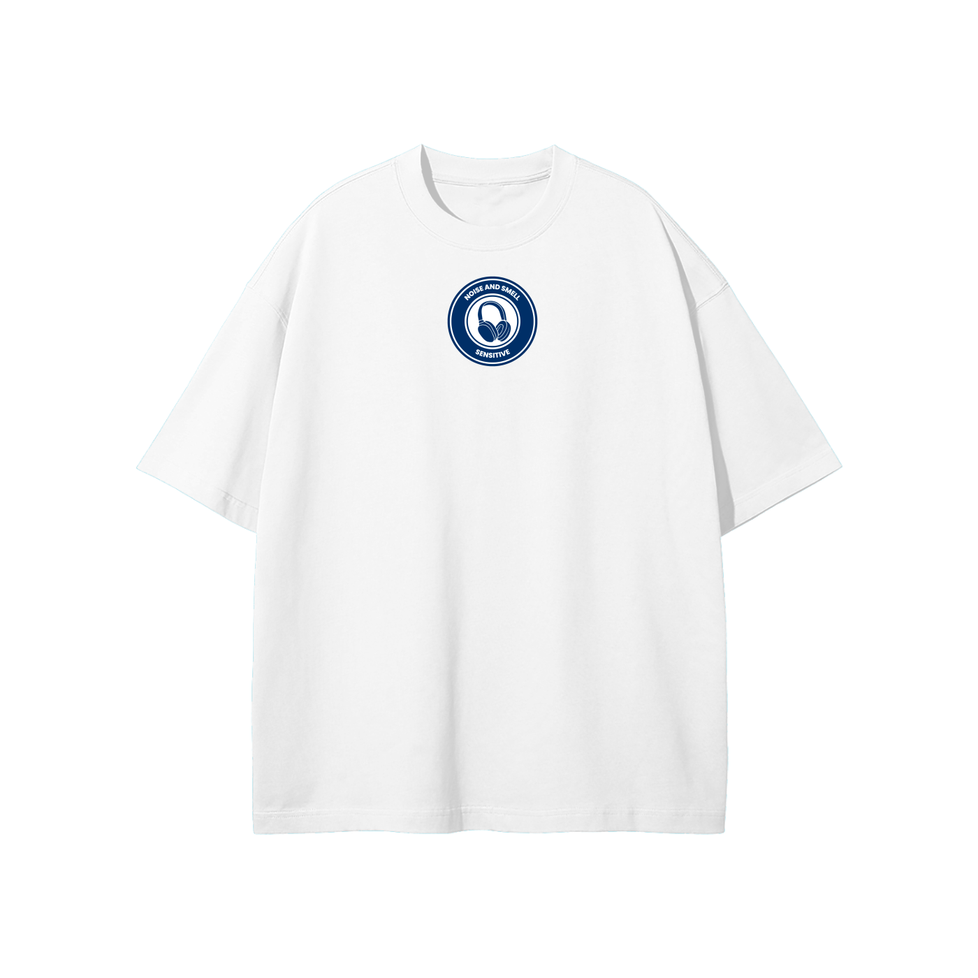 Noise And Smell Sensitive Streetwear Heavyweight Loose Fit T-Shirt