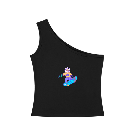 You're My Hope (Skater) One-Shoulder Crop T-Shirt