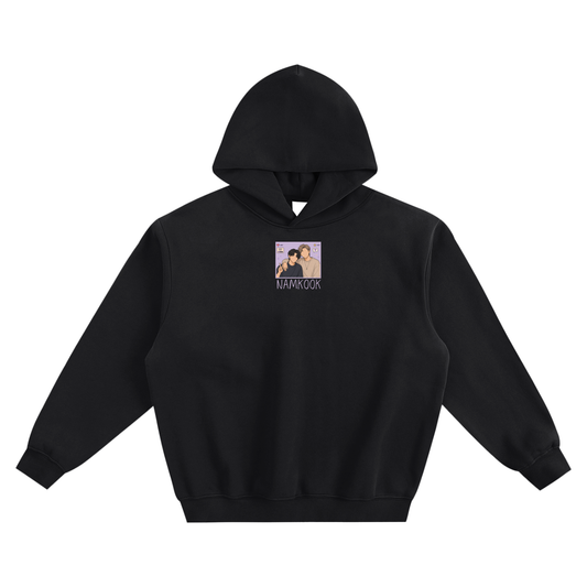 Namkook (Namjoon & Jungkook) Fleeced Boxy Hoodie