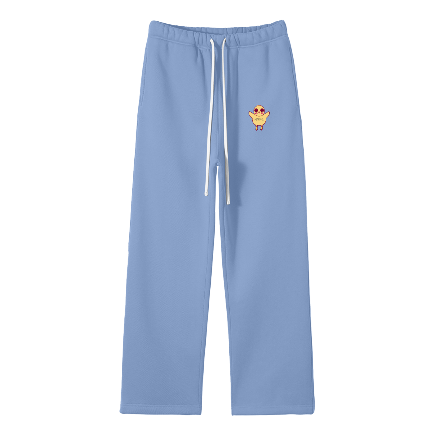 Jimin Got Me Stimmin' (Chick) Streetwear Fleece Straight Leg Pants
