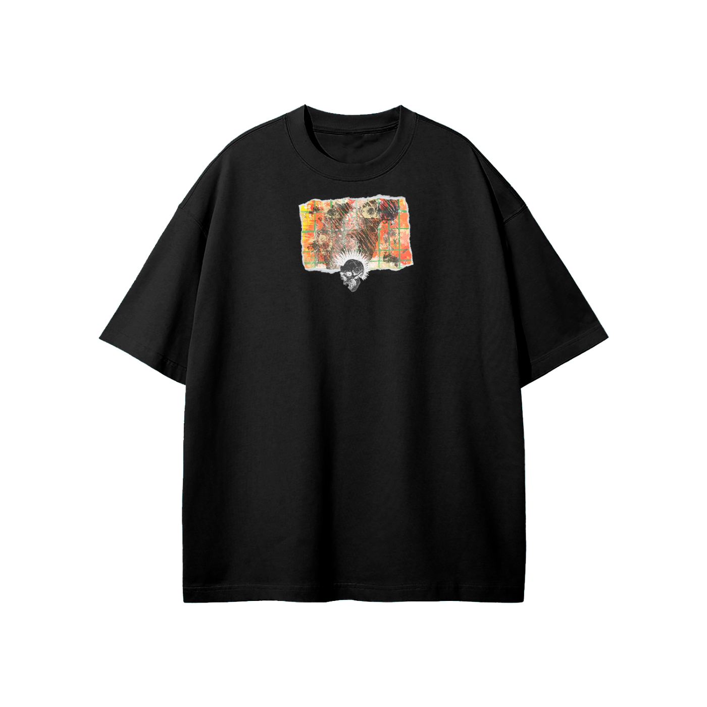 Dmitri (Skull) Streetwear Heavyweight Loose Fit T-Shirt