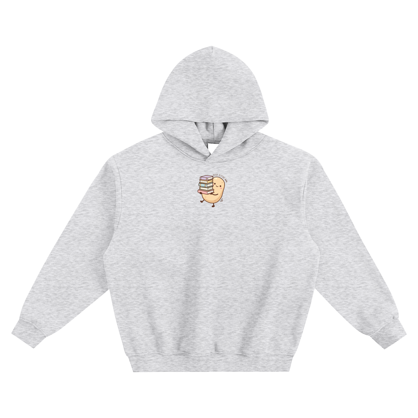 Book Buying Ban (Potato) Fleeced Boxy Hoodie