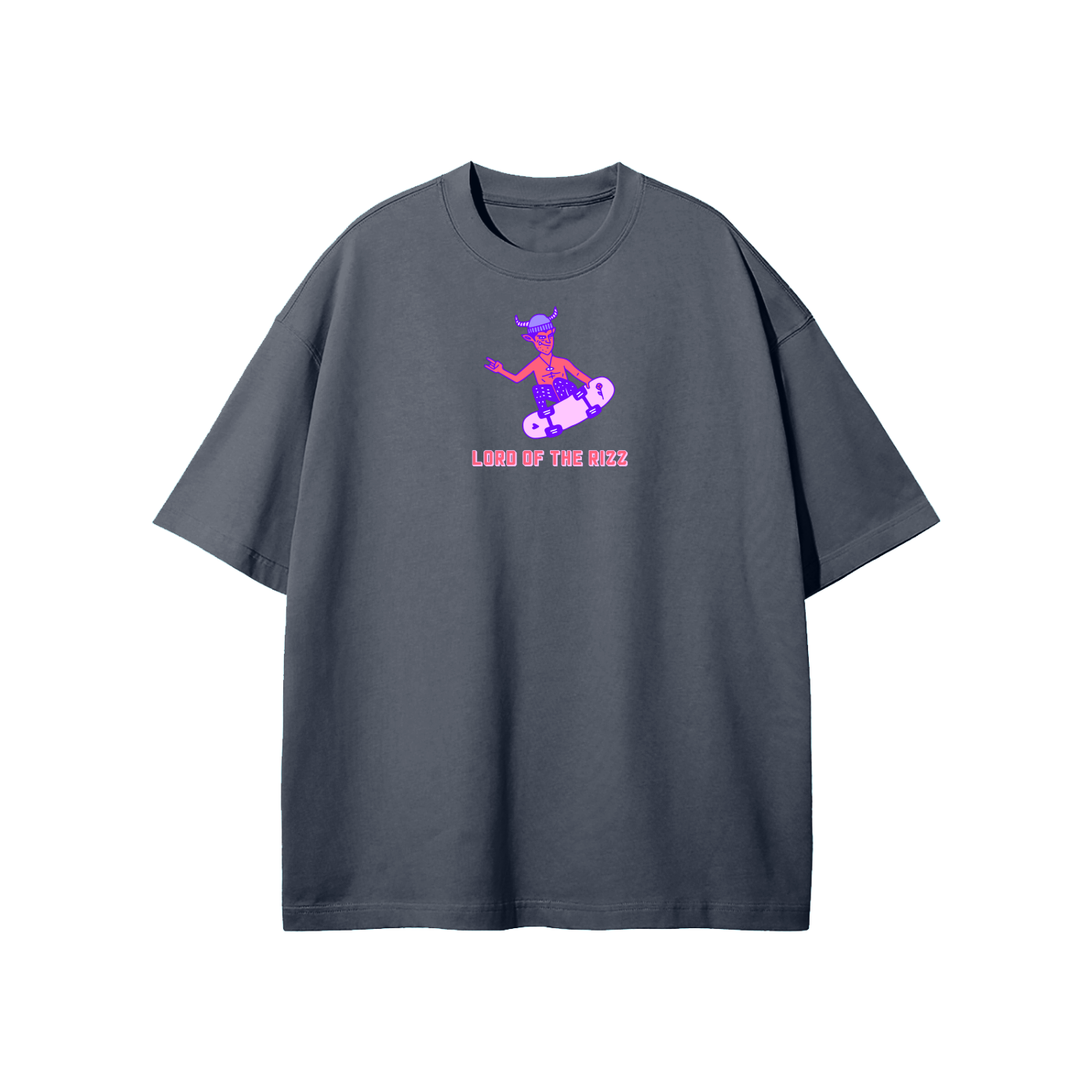 Lord Of The Rizz (Helmet) Streetwear Heavyweight Loose Fit T-Shirt