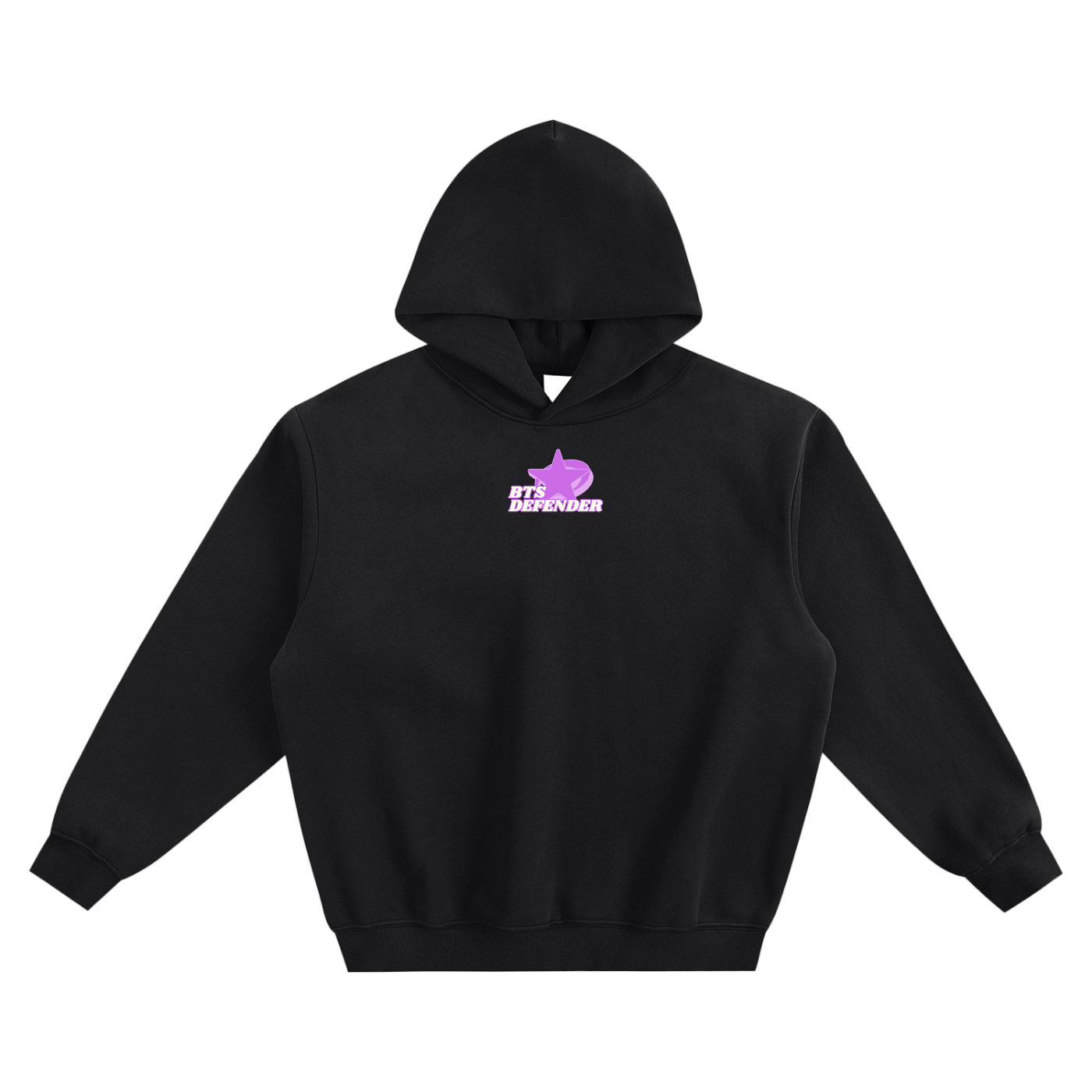 BTS Defender Fleeced Boxy Hoodie