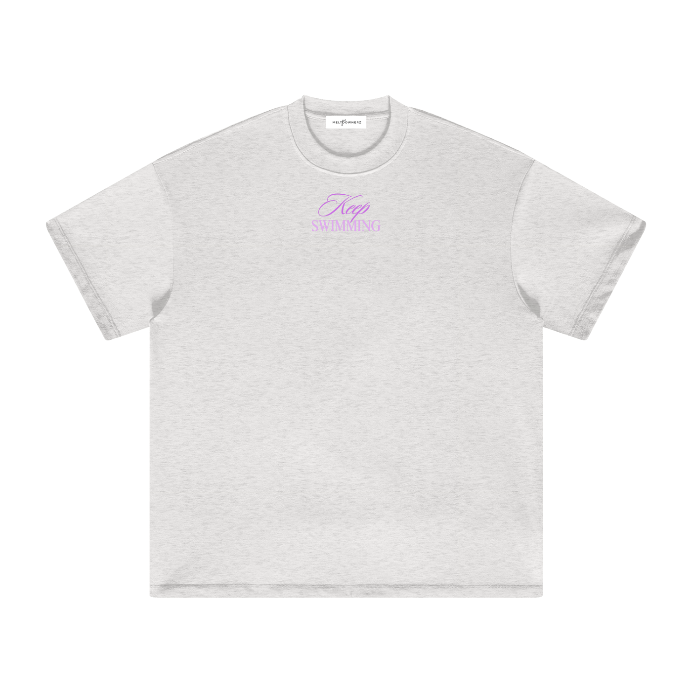 Keep Swimming BTS Purple Heavyweight T-Shirt