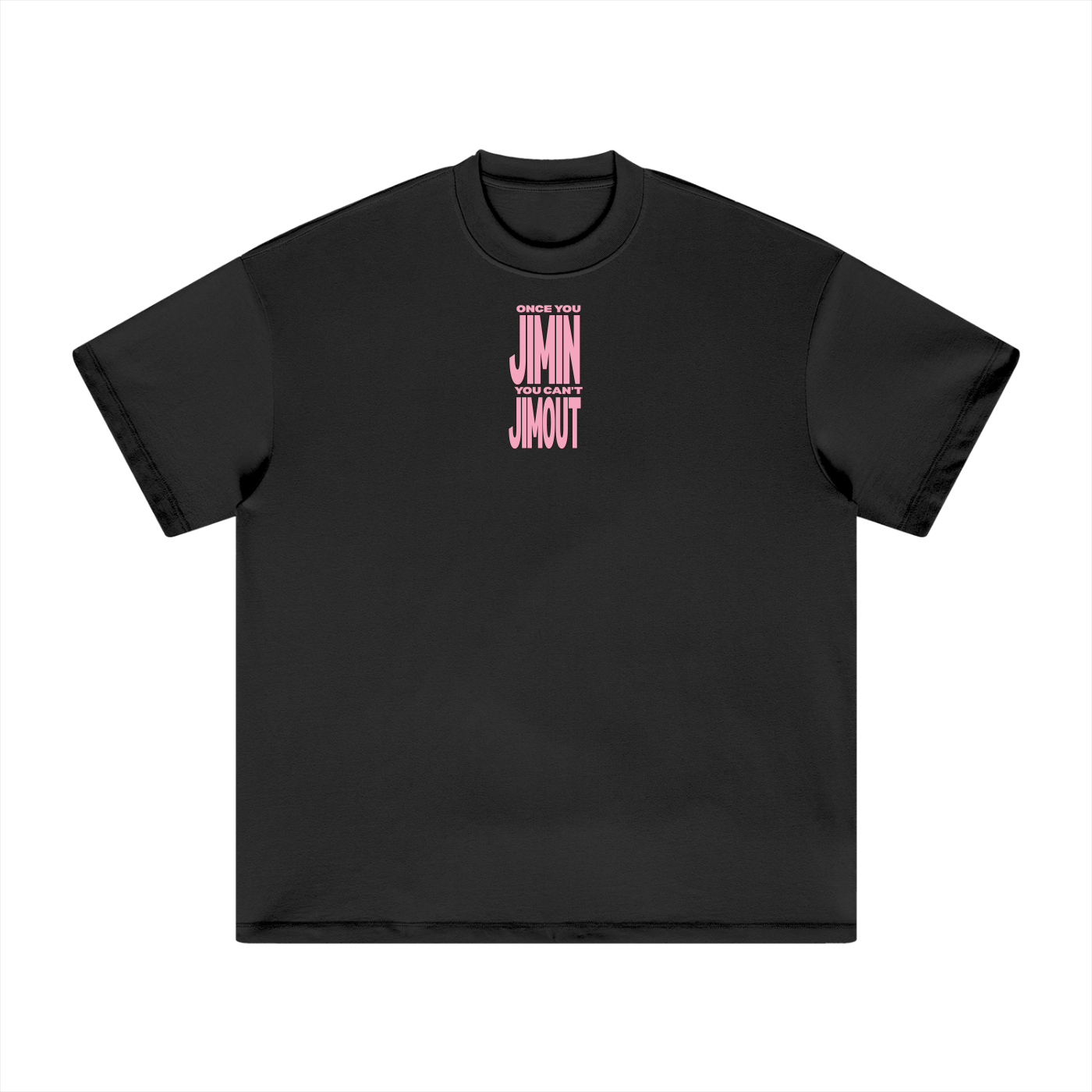 Once You Jimin You Can't Jimout (Pink) Heavyweight T-Shirt