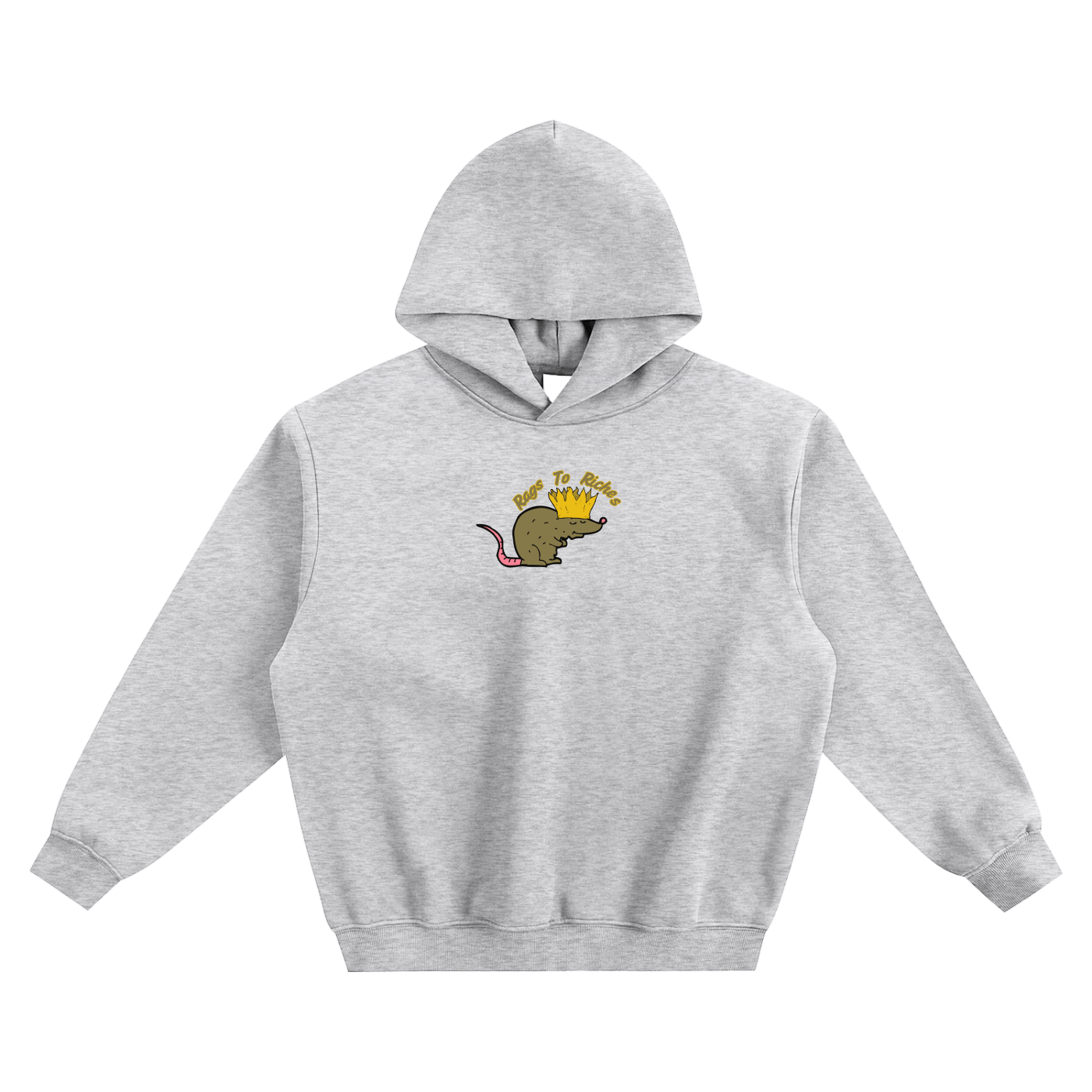Rags To Riches Fleeced Boxy Hoodie