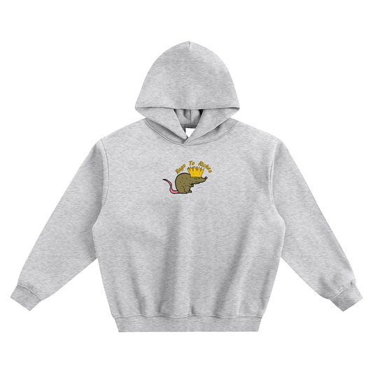 Rags To Riches Fleeced Boxy Hoodie