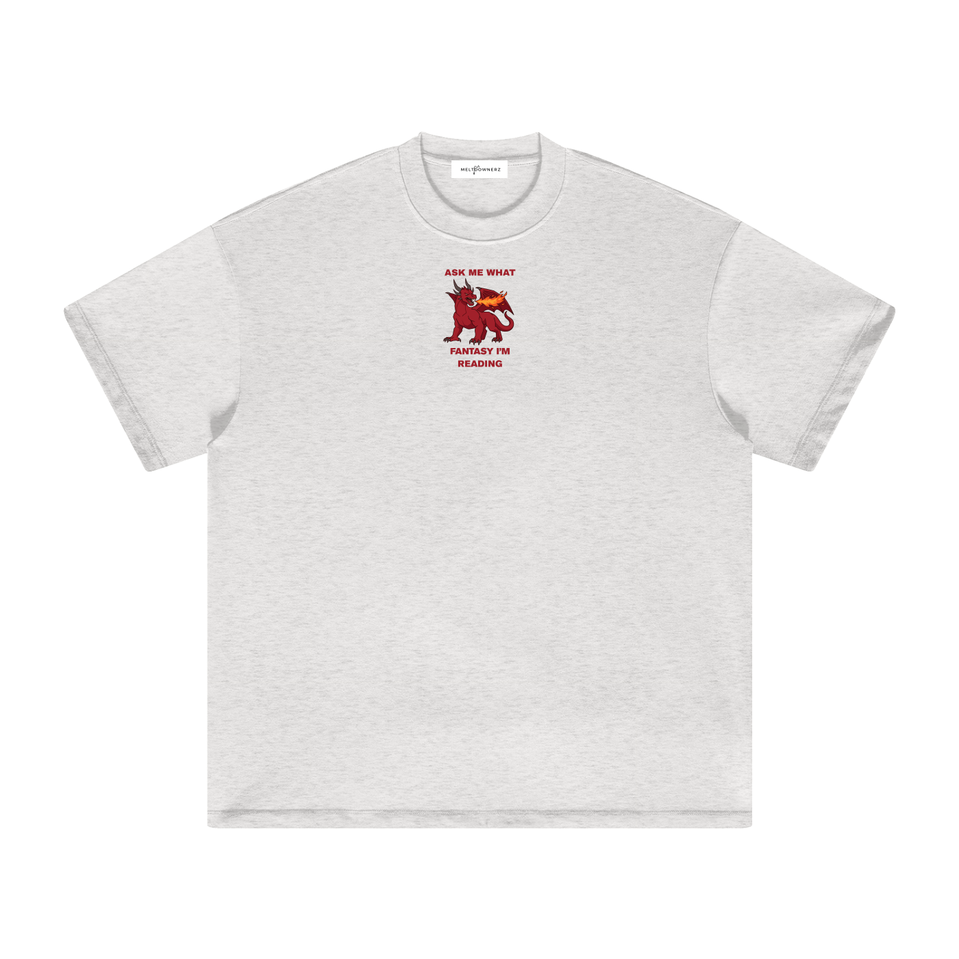 Ask Me What Fantasy I'm Reading (Dragon) Heavyweight T-Shirt