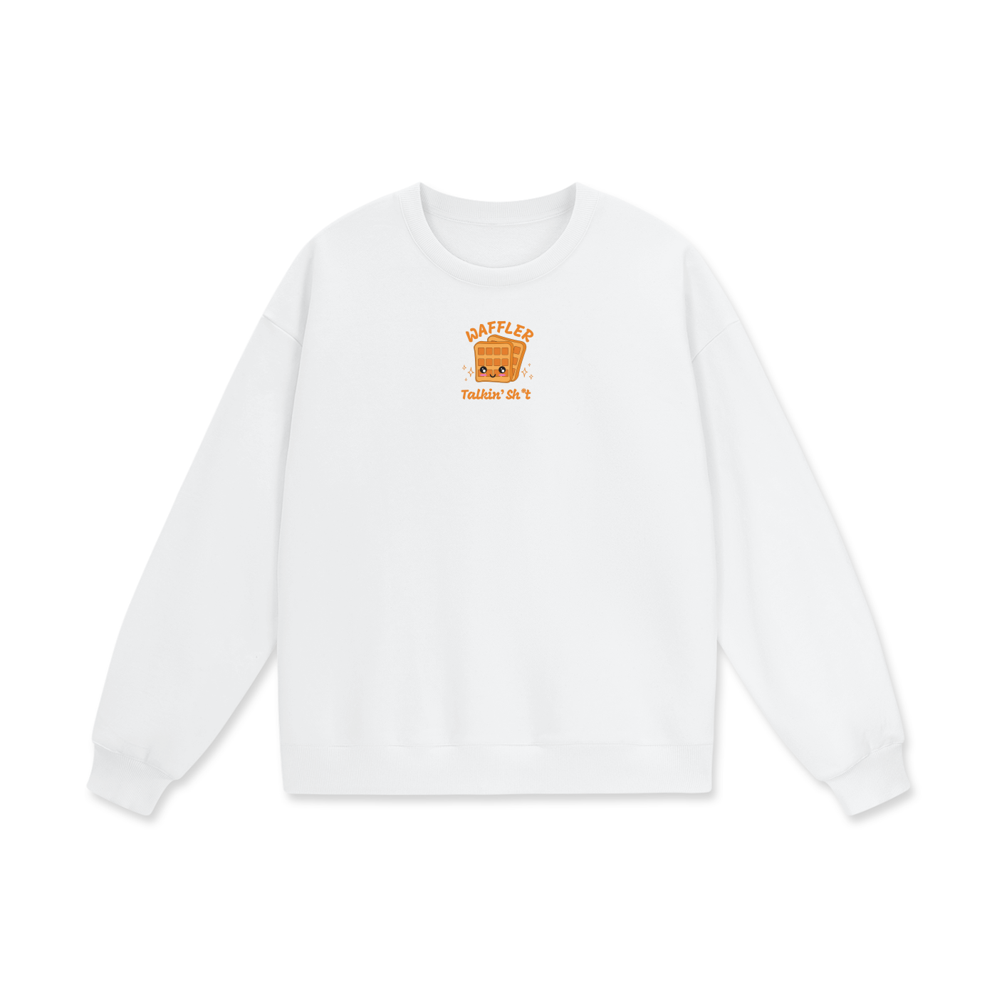 Waffler Heavyweight Drop Shoulder Oversized Fleece Sweatshirt
