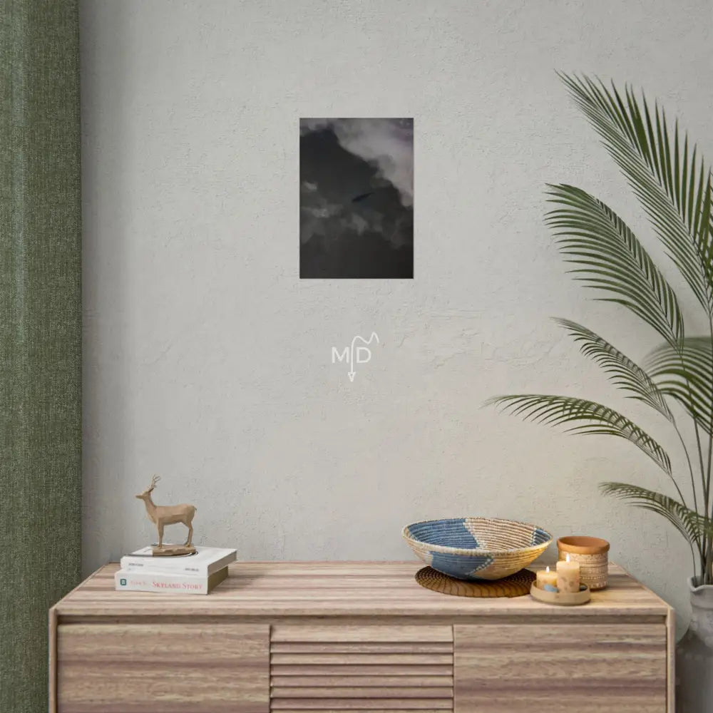 Fin Poster 11.7’’ x 16.5’’ (Vertical) / Matte Poster