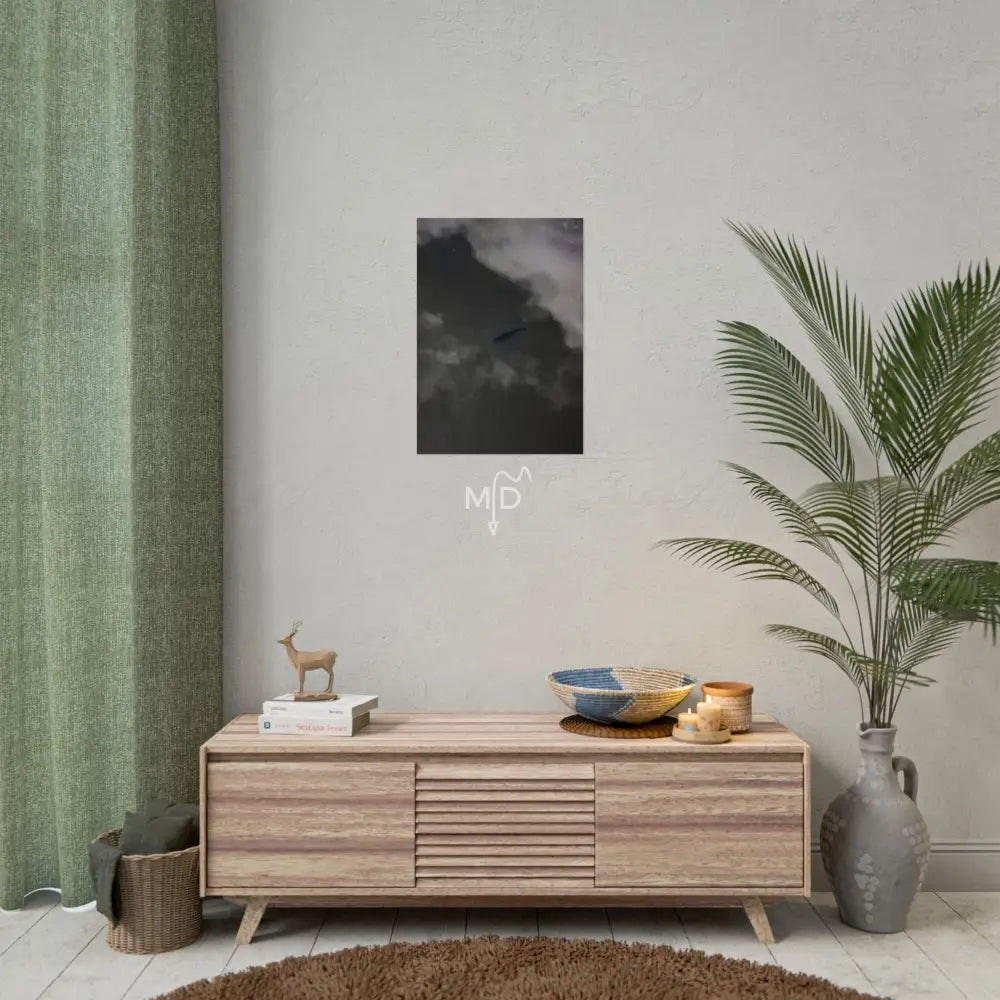 Fin Poster 16.5’’ x 23.4’’ (Vertical) / Matte Poster