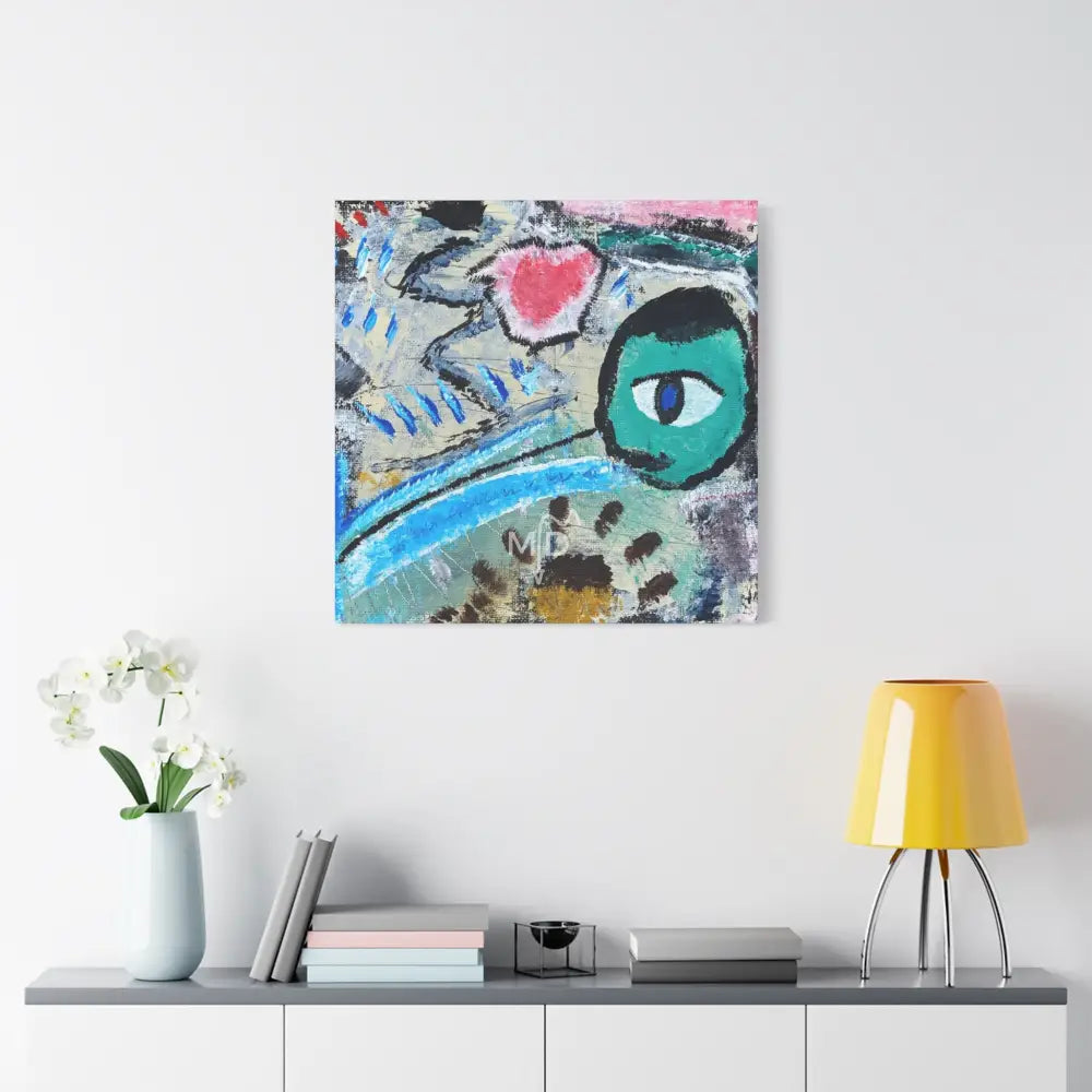 HeartScratcher Matte Canvas Canvas