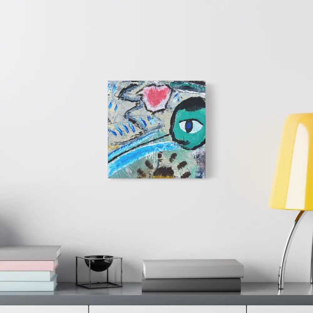 HeartScratcher Matte Canvas Canvas