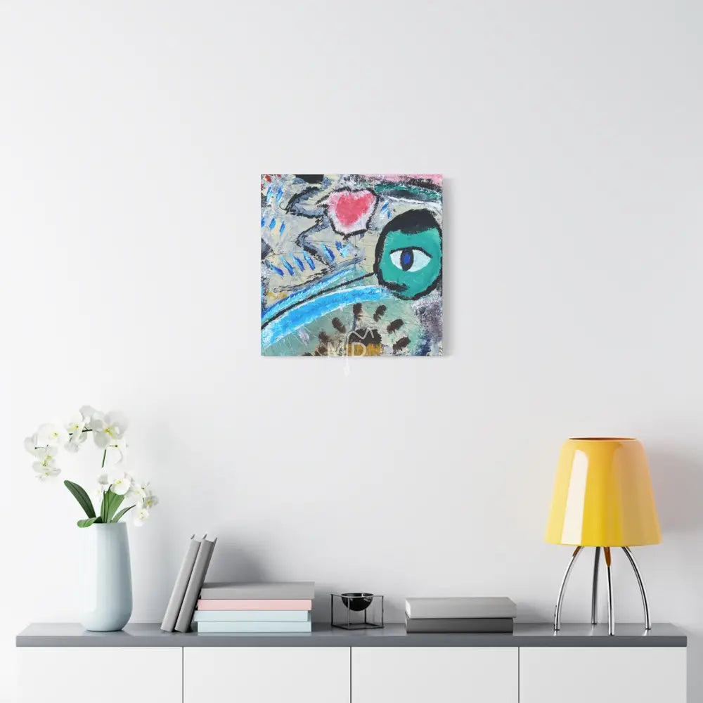 HeartScratcher Matte Canvas Canvas