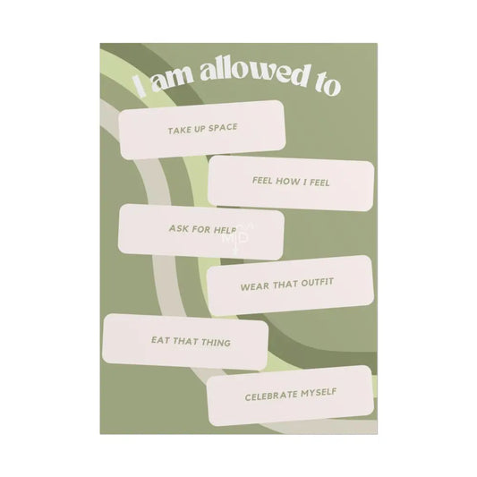 I Am Allowed To (1) Poster Poster