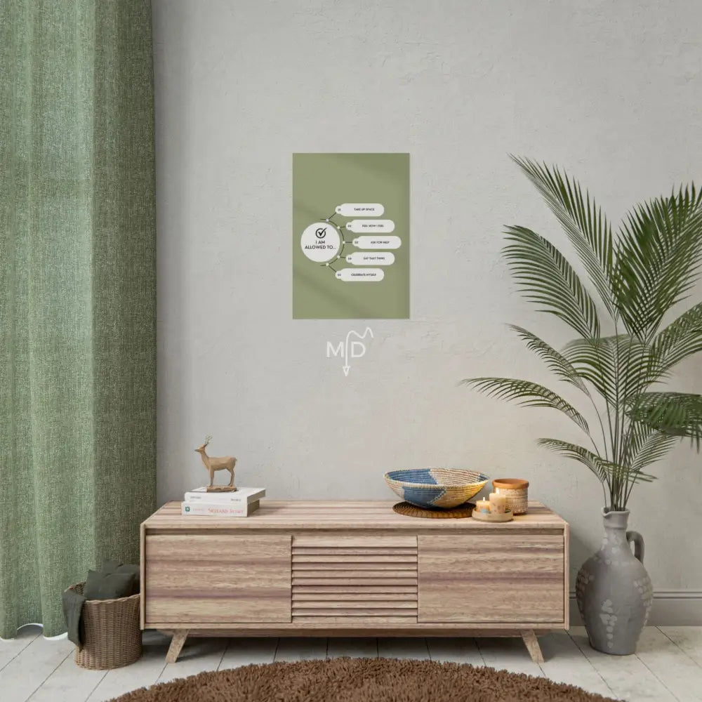 I Am Allowed To (2) Poster 11.7’’ x 16.5’’ (Vertical) / Matte Poster