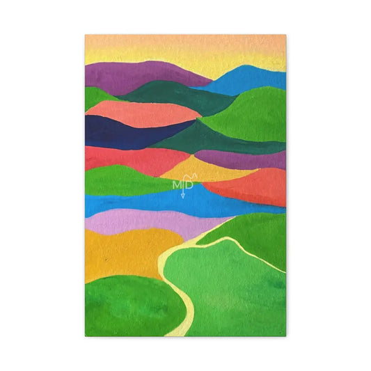 Ice Melt Human Waz ’Ere Matte Canvas 16″ x 24″ (Vertical) / 1.25’’ Canvas